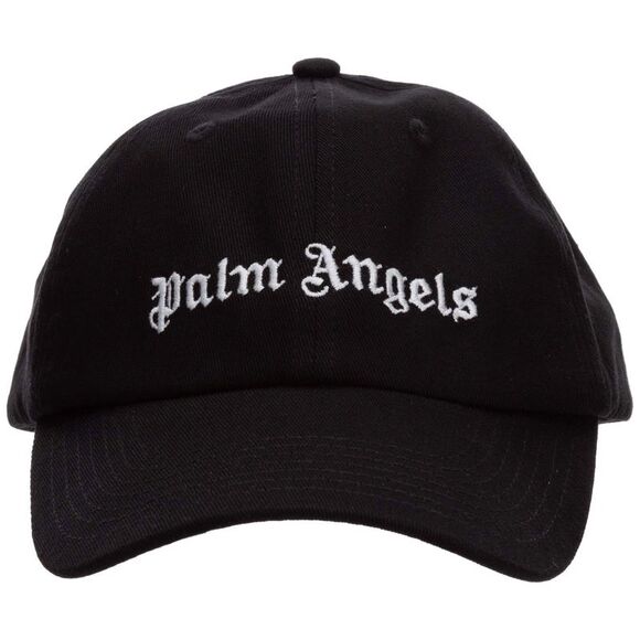 Palm Angels Unisex Adult Logo Baseball Cap / Black